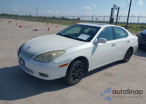 2004 Lexus Es 330 из США, поврежденный, VIN JTHBA30G540014551